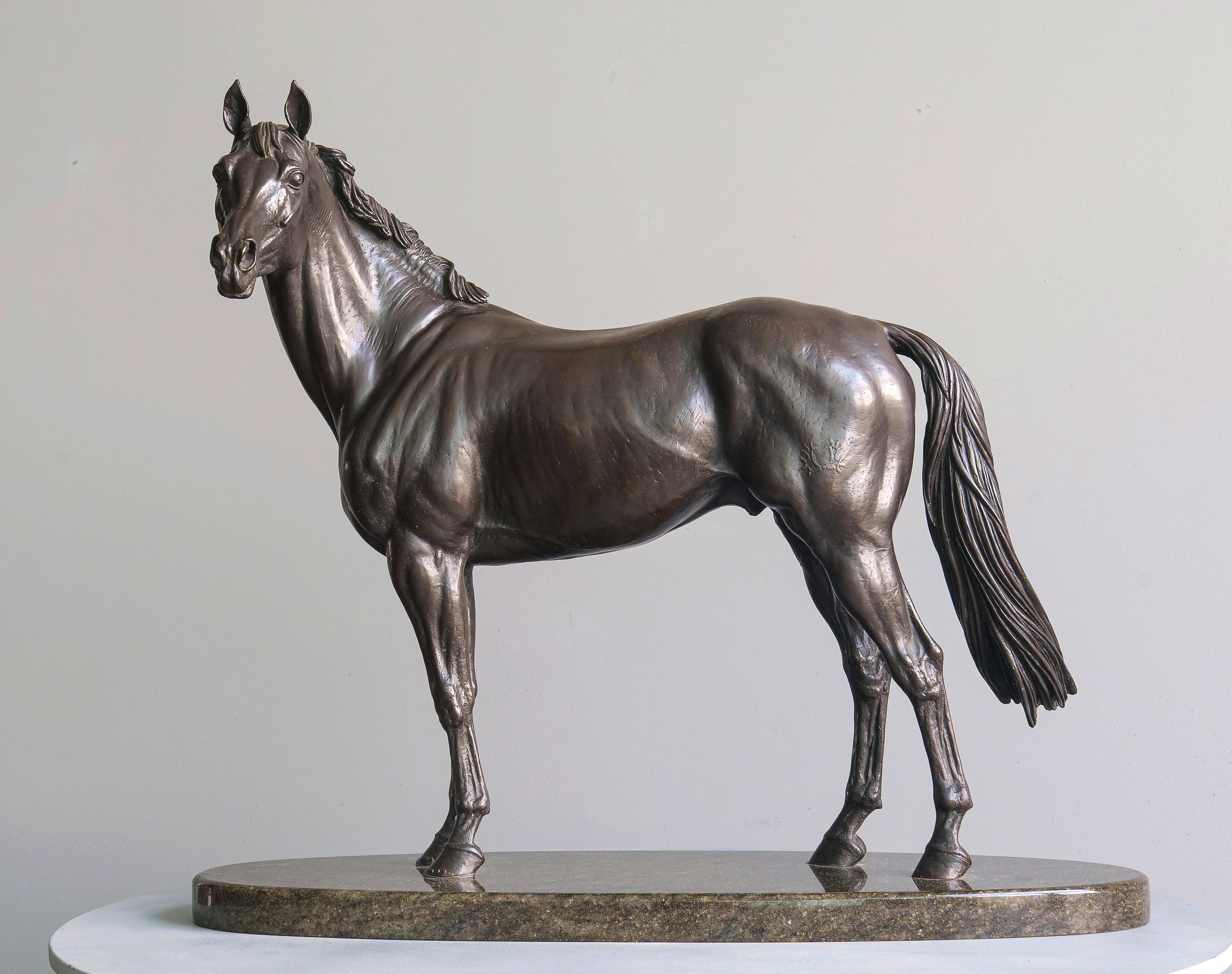 Ivernel, bronze sculpture by Sergey Bondarenko — front view