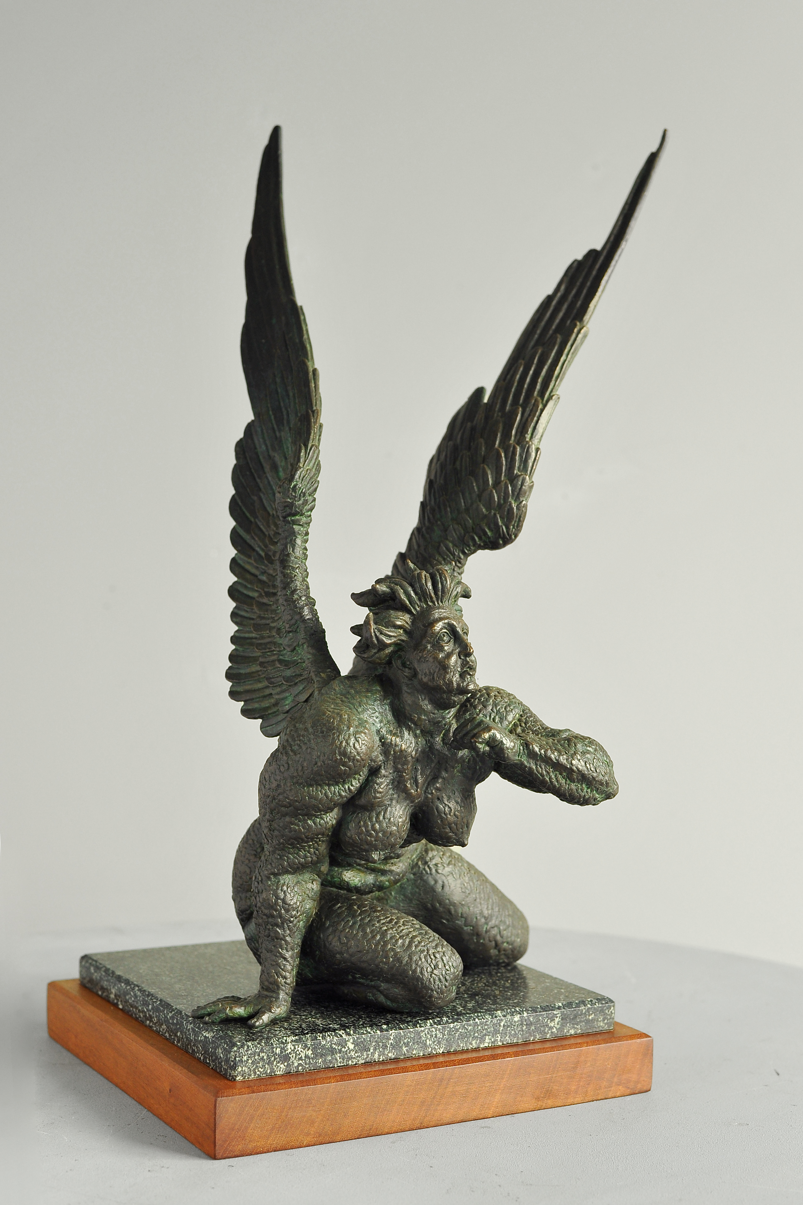 Angel N2, bronze sculpture by Sergey Bondarenko — alternate angle 1