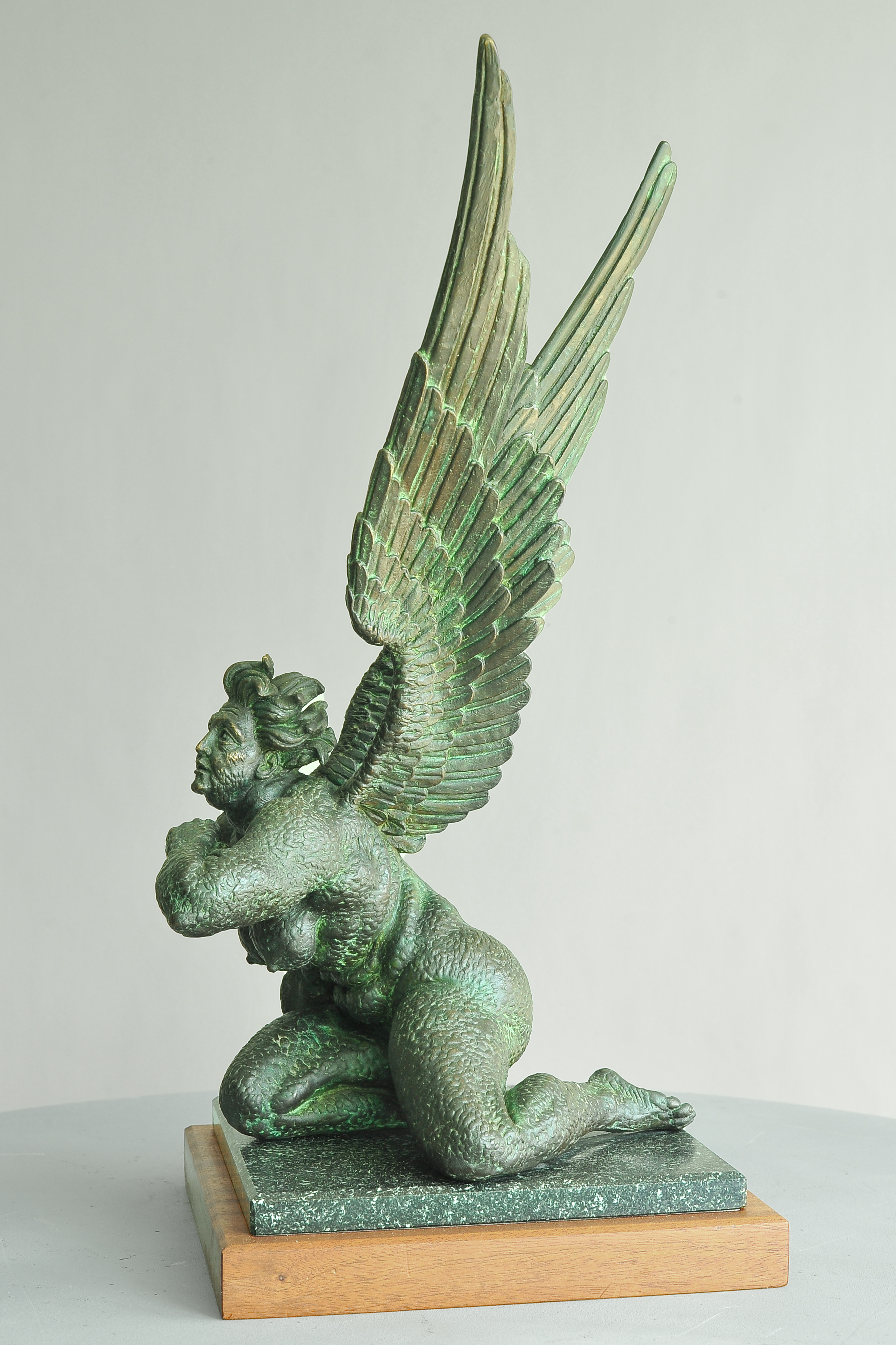 Angel N2, bronze sculpture by Sergey Bondarenko — alternate angle 2