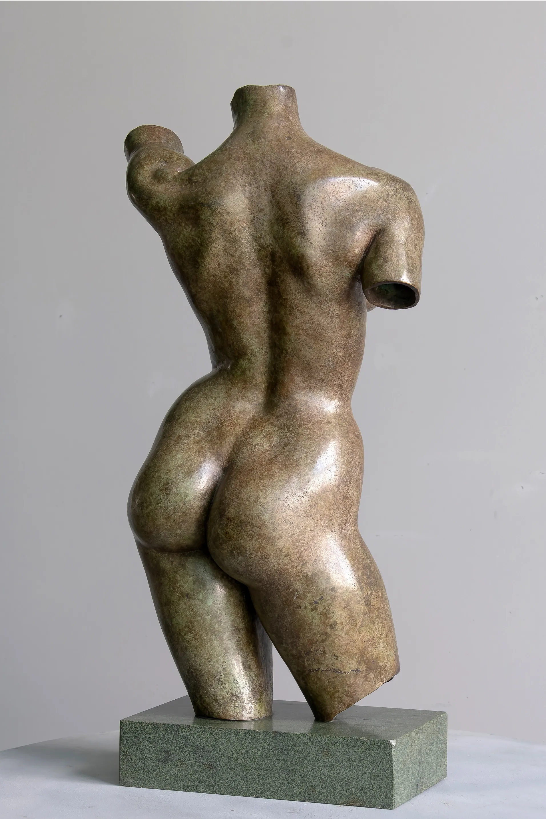 Big torso, bronze sculpture by Sergey Bondarenko — alternate angle 2
