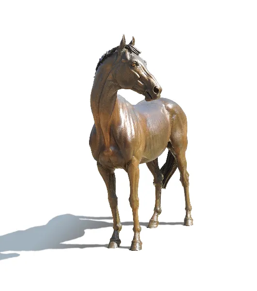 Thoroughbred horse, bronze sculpture by Sergey Bondarenko — alternate angle 1