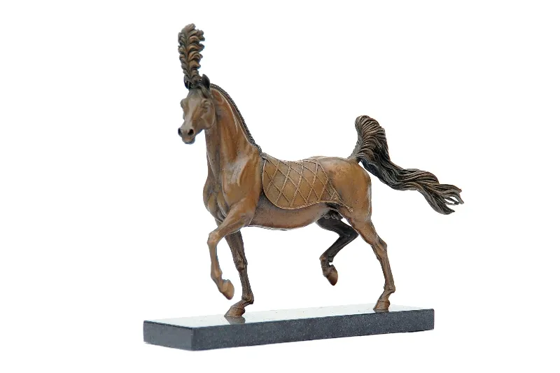 Circus horse, bronze sculpture by Sergey Bondarenko — alternate angle 1
