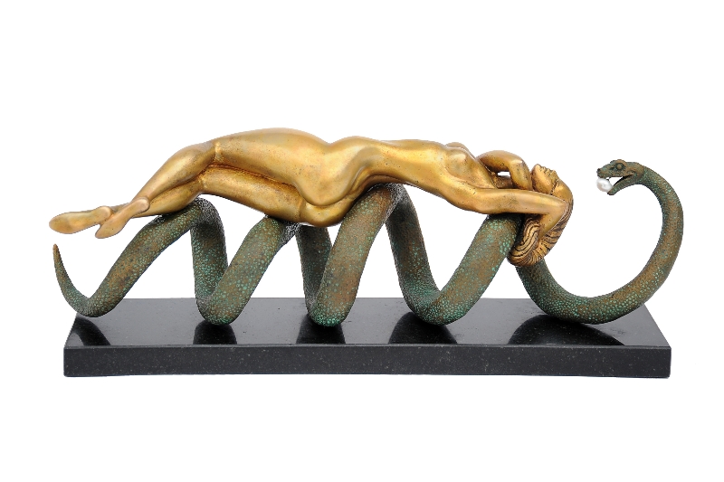 Temptation, bronze sculpture by Sergey Bondarenko — alternate angle 1