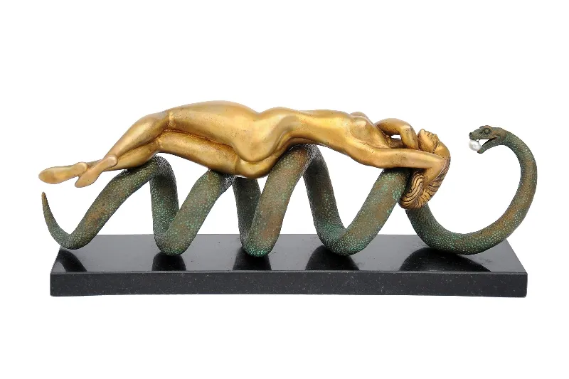 Temptation, bronze sculpture by Sergey Bondarenko — alternate angle 1