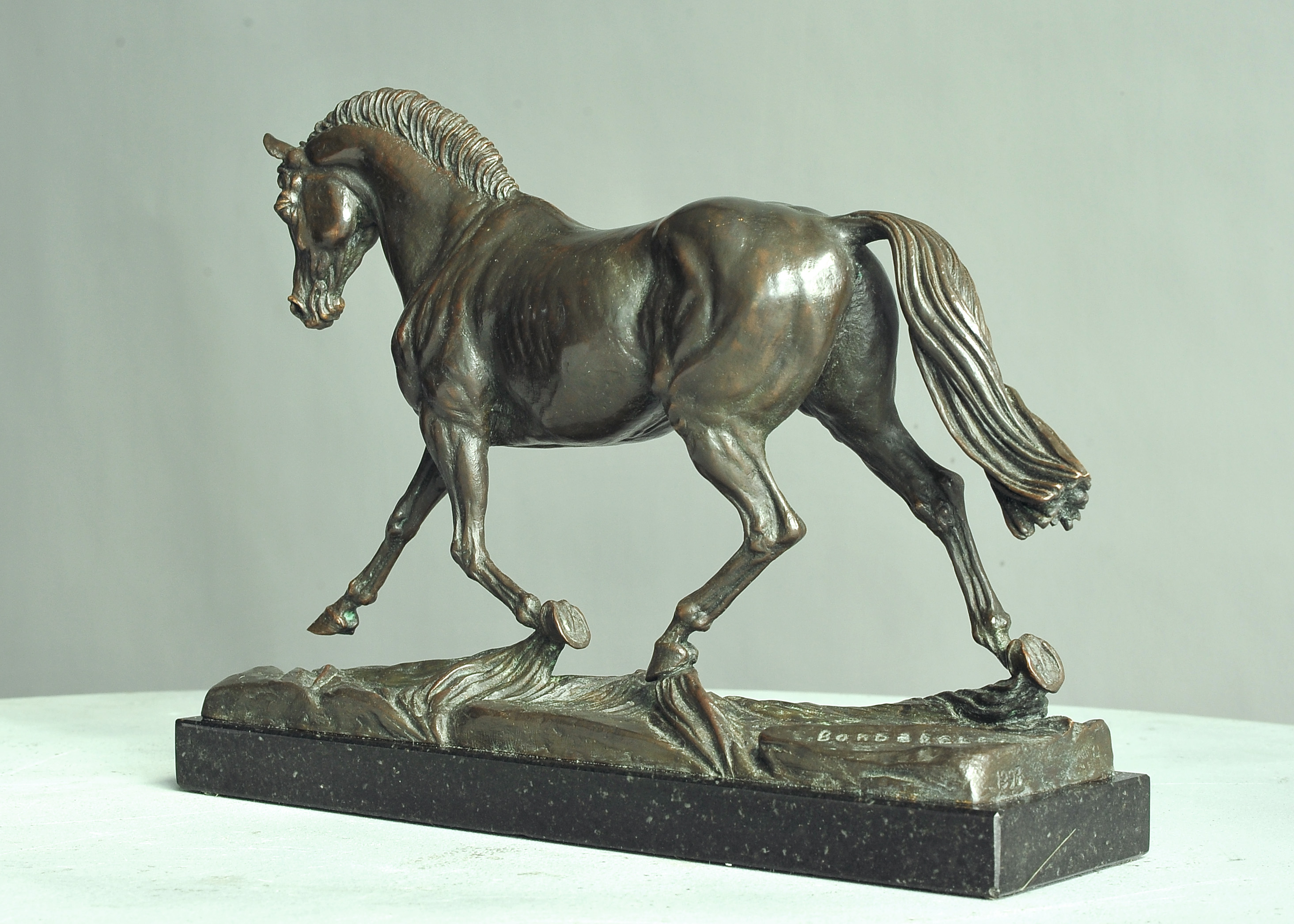 Lucky Champ, bronze sculpture by Sergey Bondarenko — alternate angle 4
