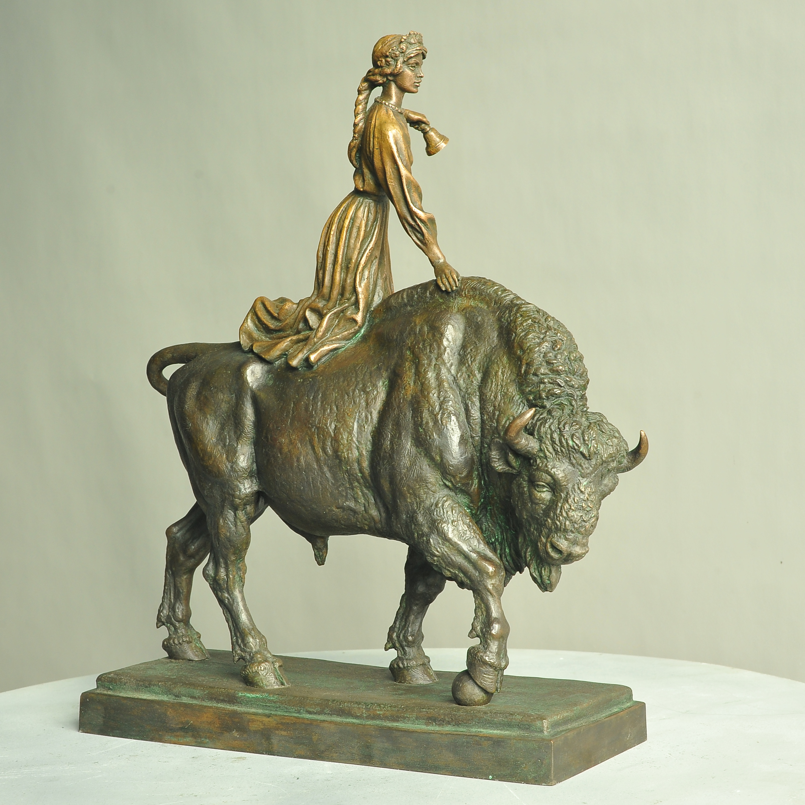 Forest legend, bronze sculpture by Sergey Bondarenko —  alternate angle 2