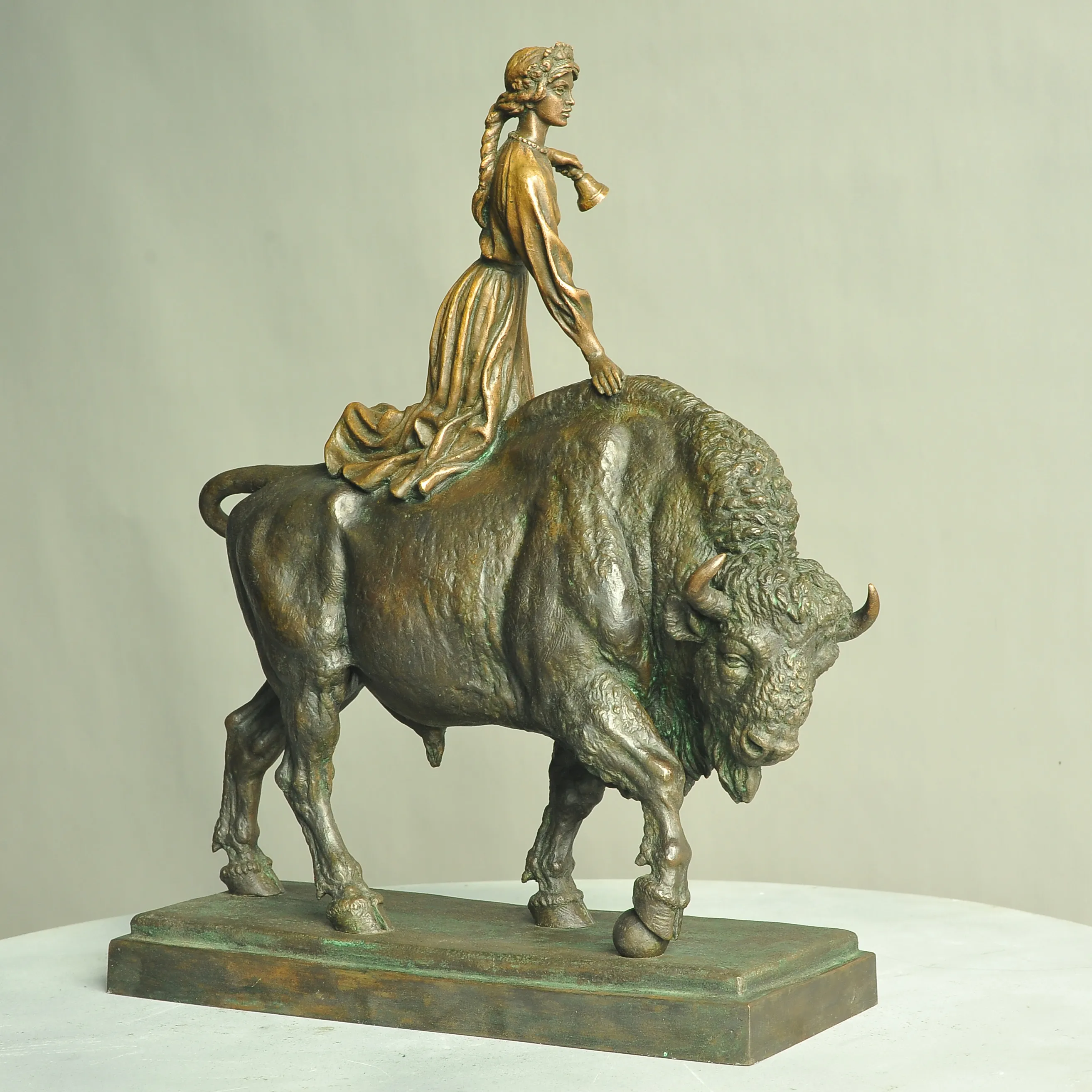 Forest legend, bronze sculpture by Sergey Bondarenko —  alternate angle 2