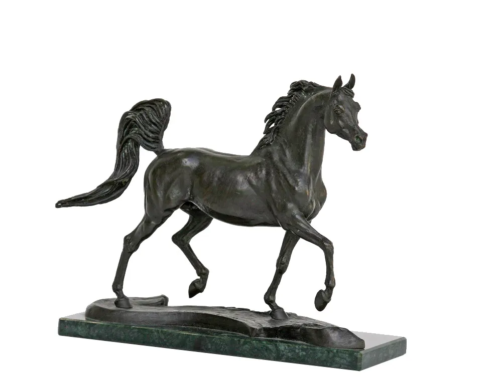 Little arabian horse, bronze sculpture by Sergey Bondarenko — alternate angle 1