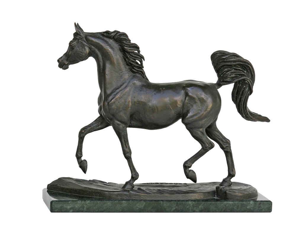 Little arabian horse, bronze sculpture by Sergey Bondarenko — alternate angle 4
