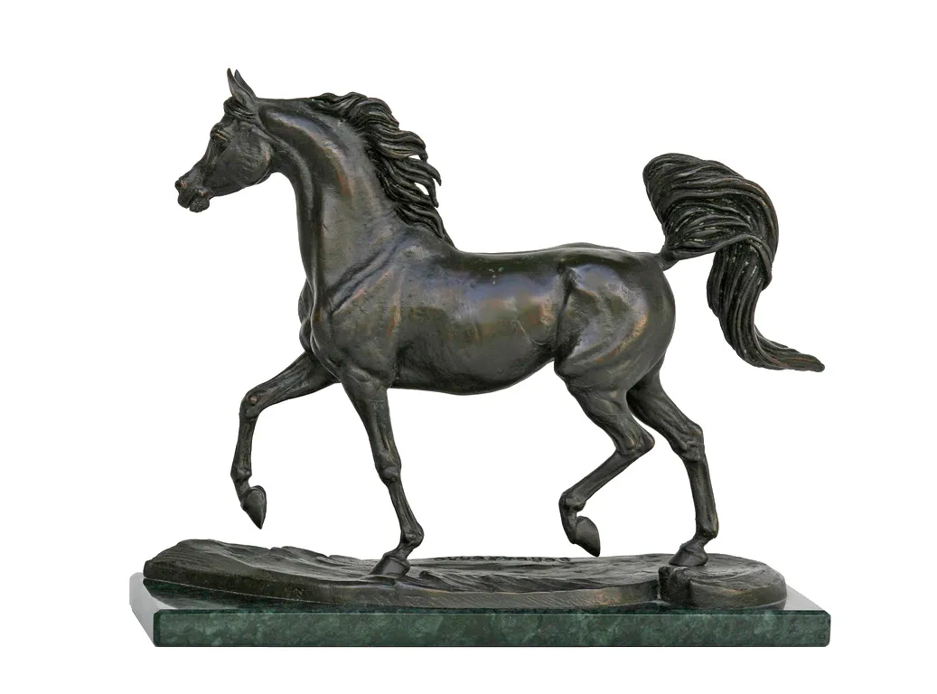 Little arabian horse, bronze sculpture by Sergey Bondarenko — alternate angle 4