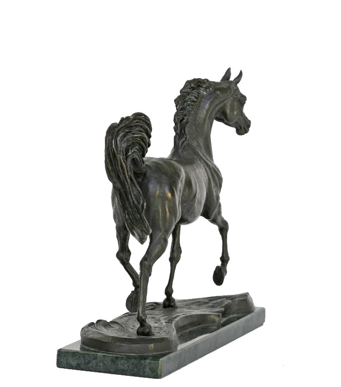 Little arabian horse, bronze sculpture by Sergey Bondarenko — alternate angle 5