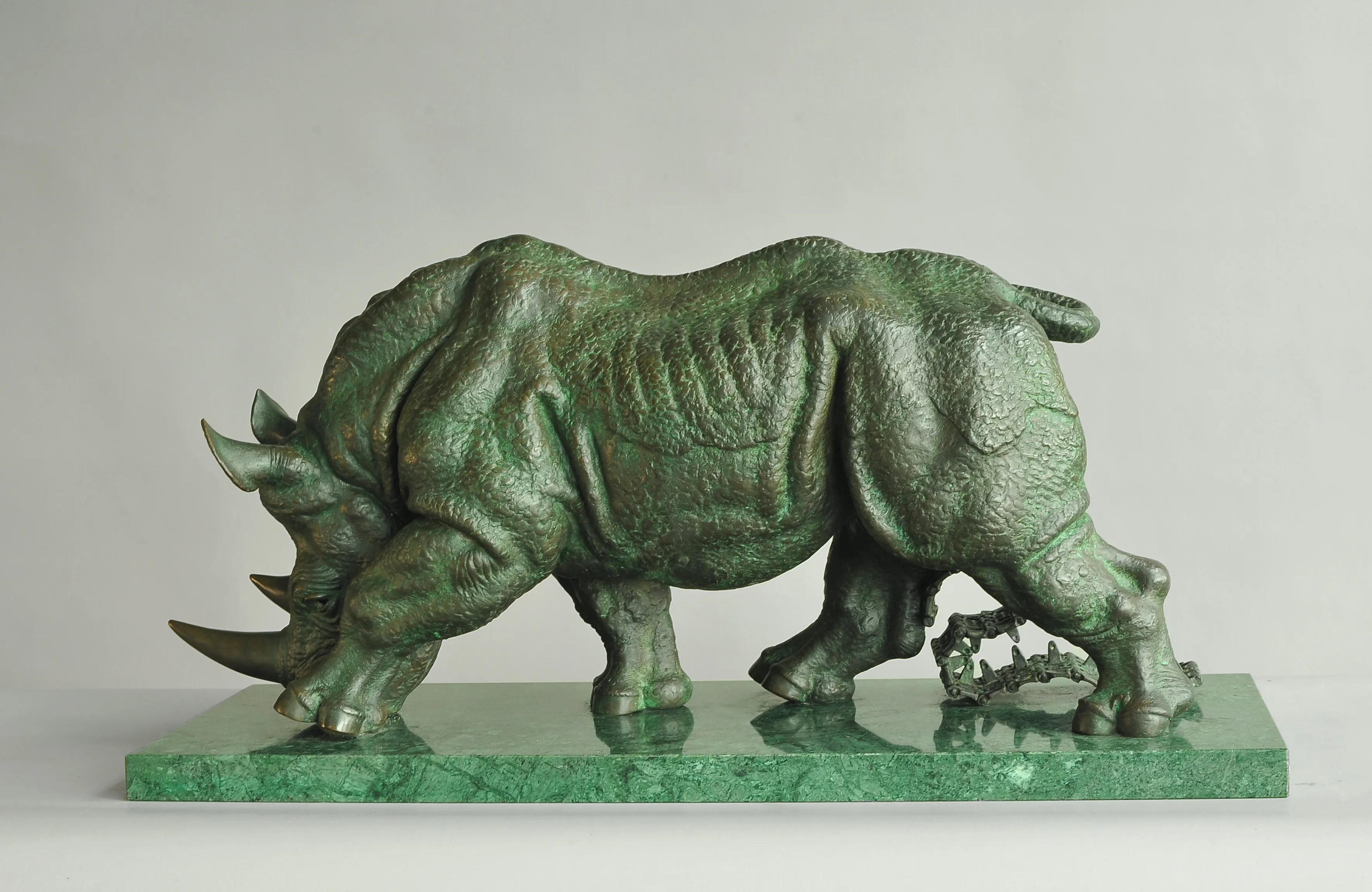 Onslaught, bronze sculpture by Sergey Bondarenko — alternate angle 4