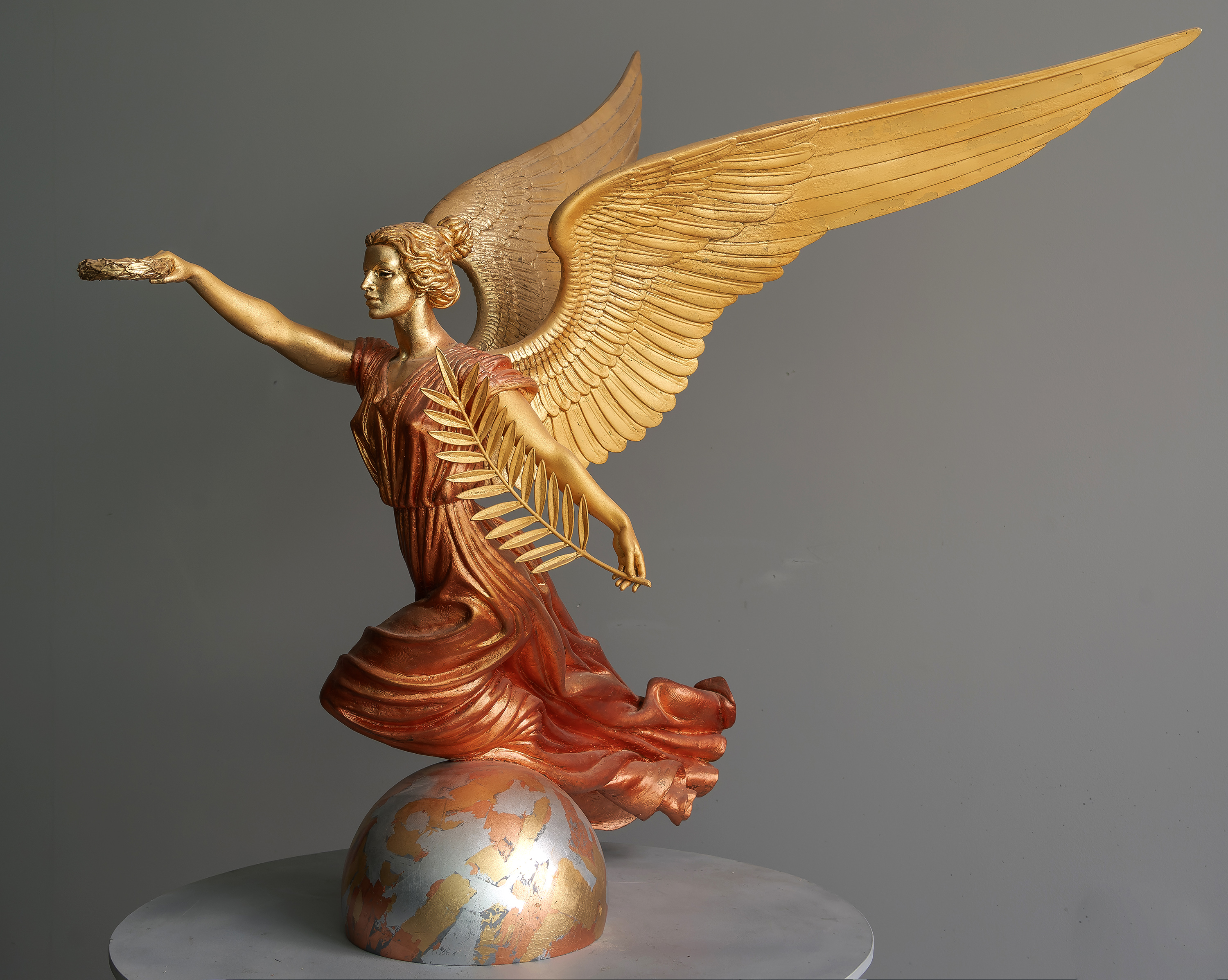 Nika Olympic, resin sculpture by Sergey Bondarenko — alternate angle 1