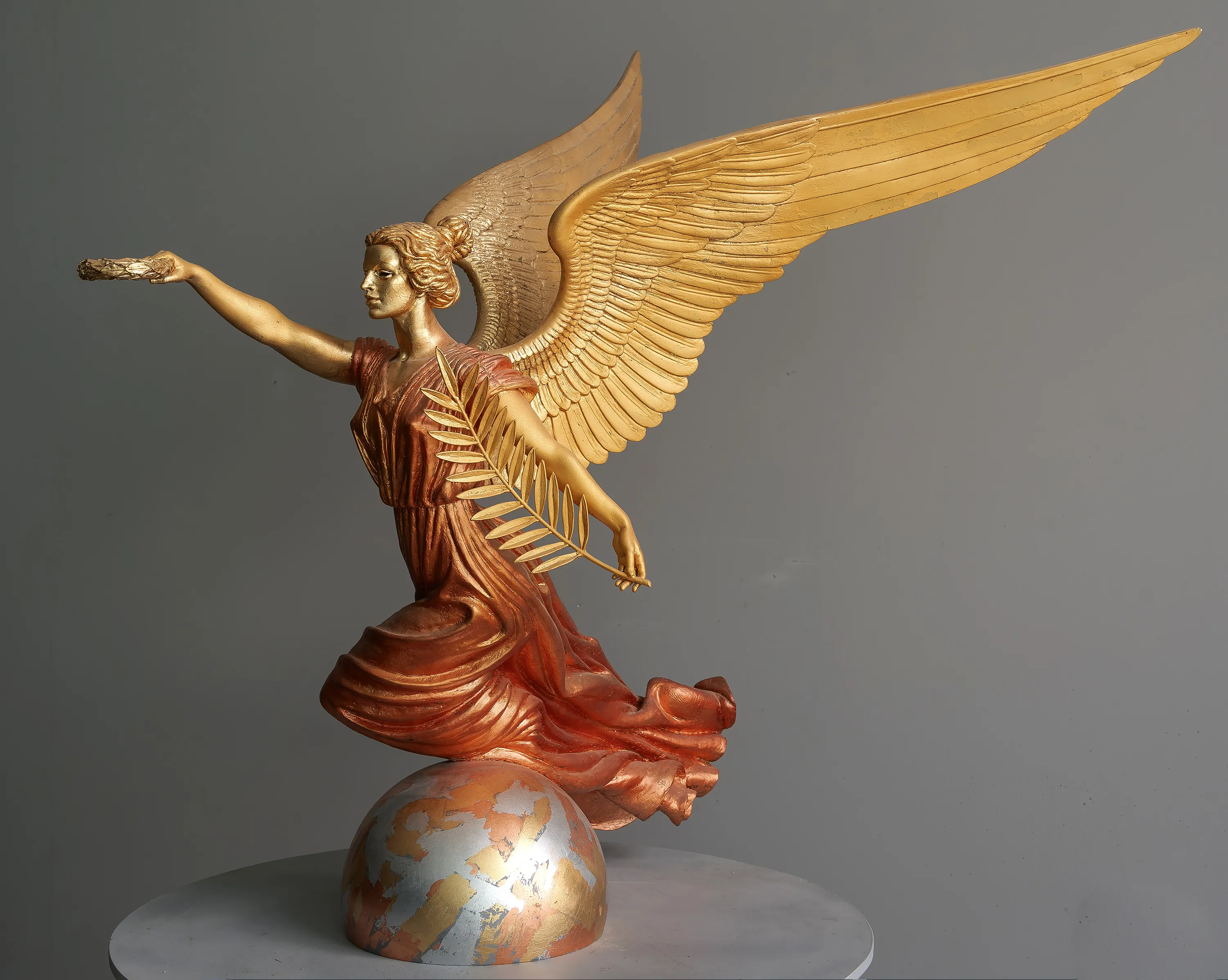 Nika Olympic, resin sculpture by Sergey Bondarenko — alternate angle 1