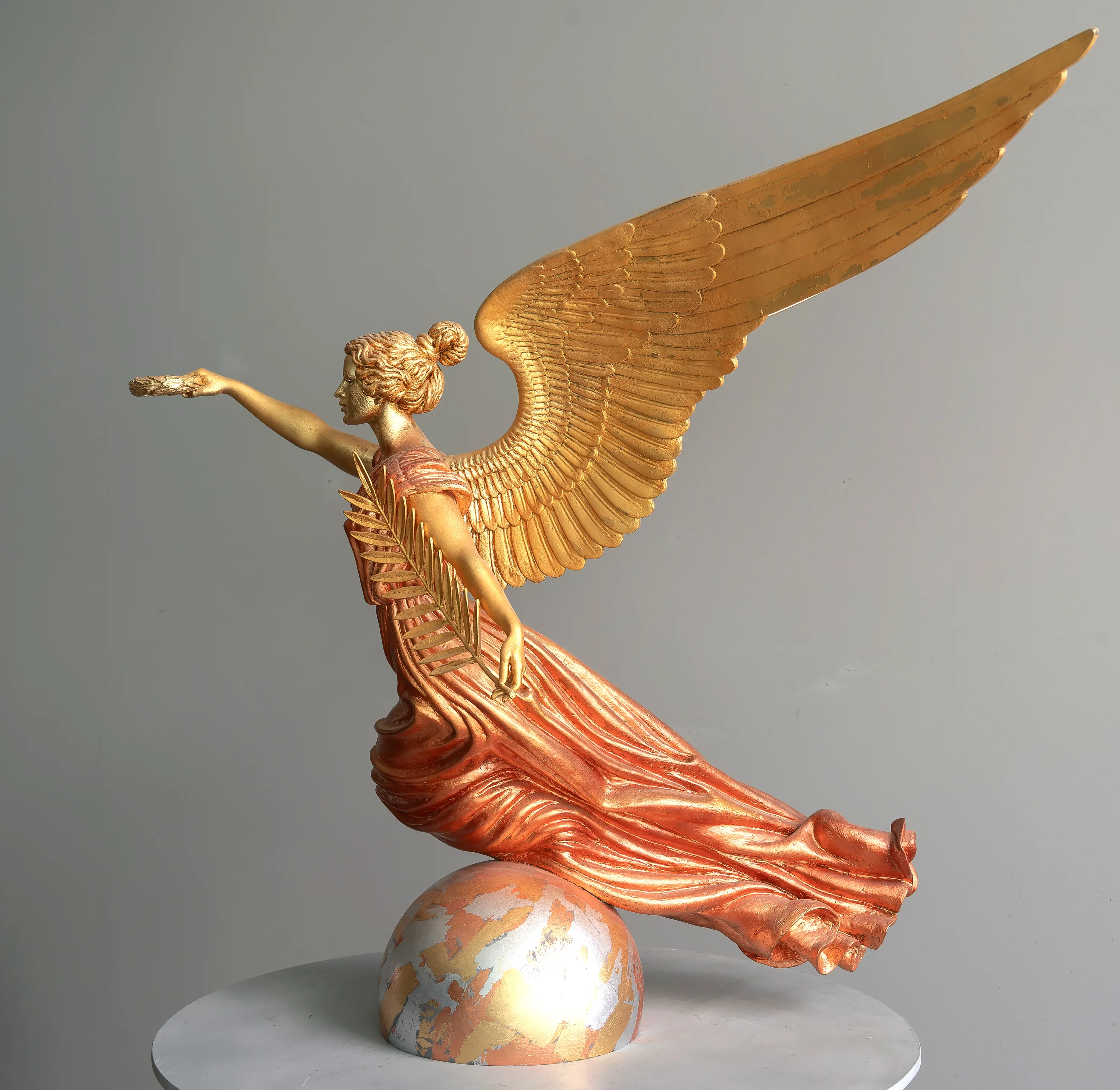 Nika Olympic, resin sculpture by Sergey Bondarenko — alternate angle 2