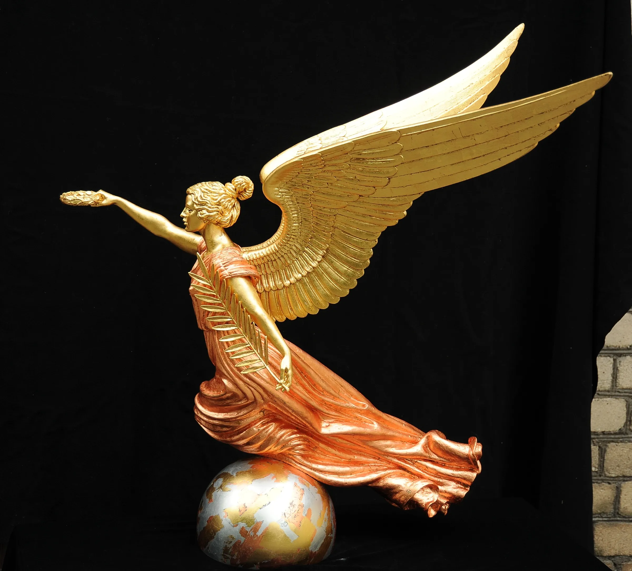 Nika Olympic, bronze sculpture by Sergey Bondarenko — alternate angle 2