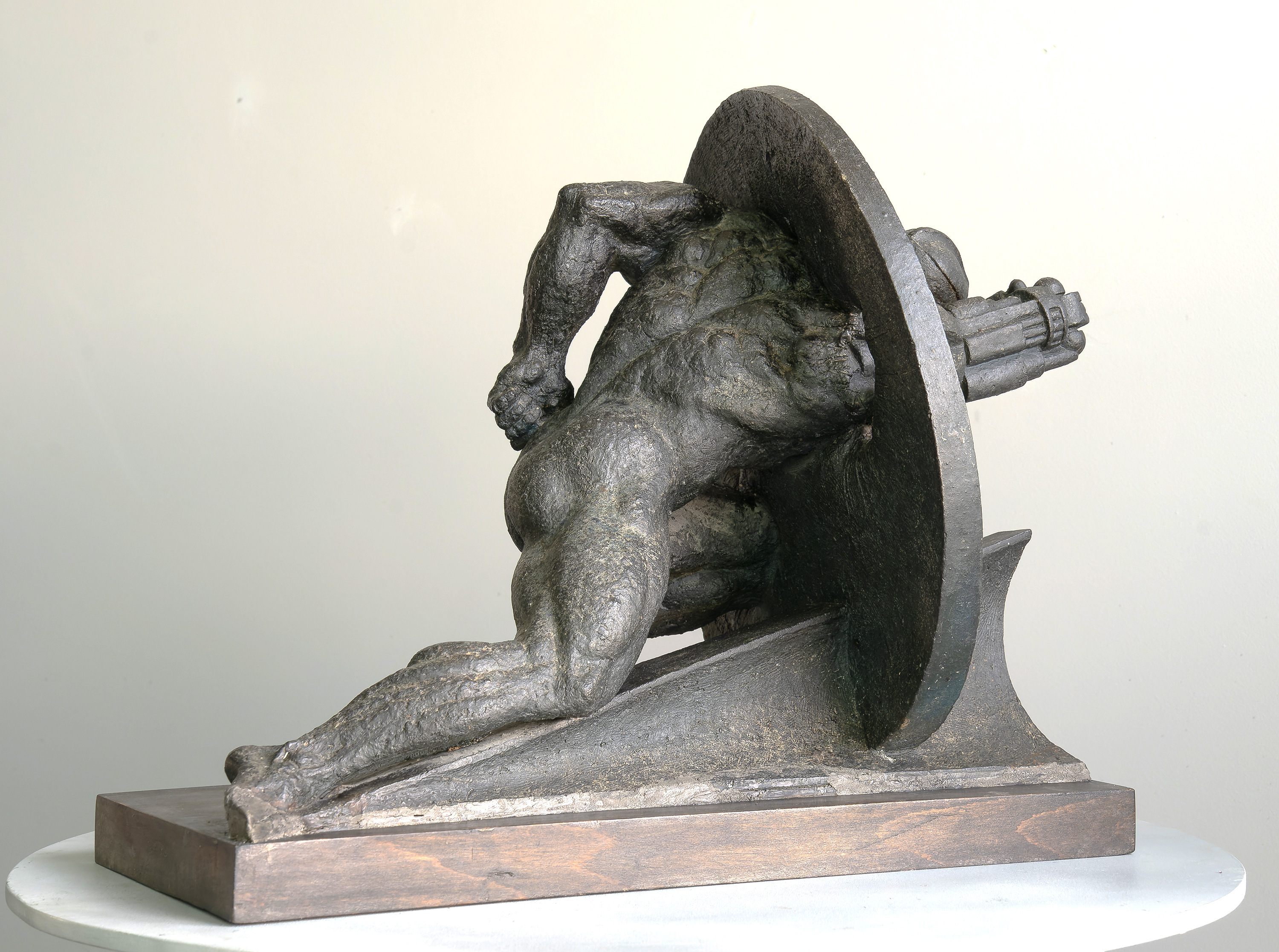 The Limit, bronze sculpture by Sergey Bondarenko — alternate angle 2