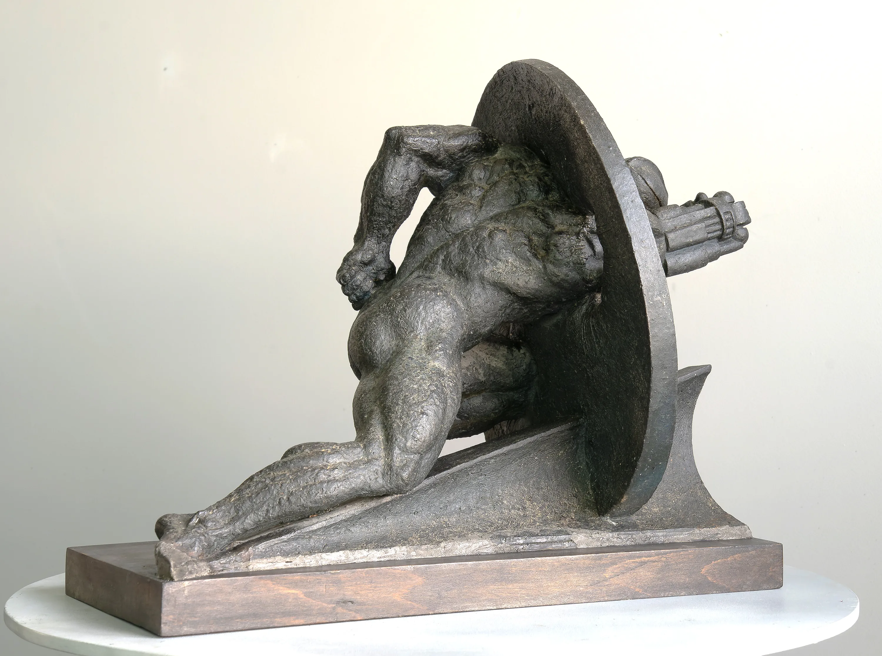The Limit, bronze sculpture by Sergey Bondarenko — alternate angle 2