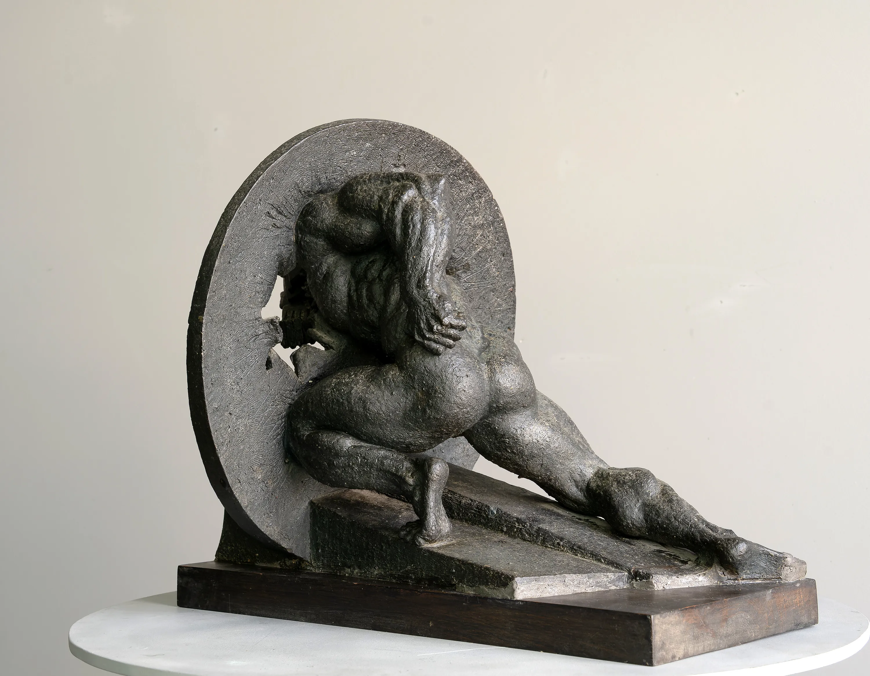 The Limit, bronze sculpture by Sergey Bondarenko — alternate angle 1