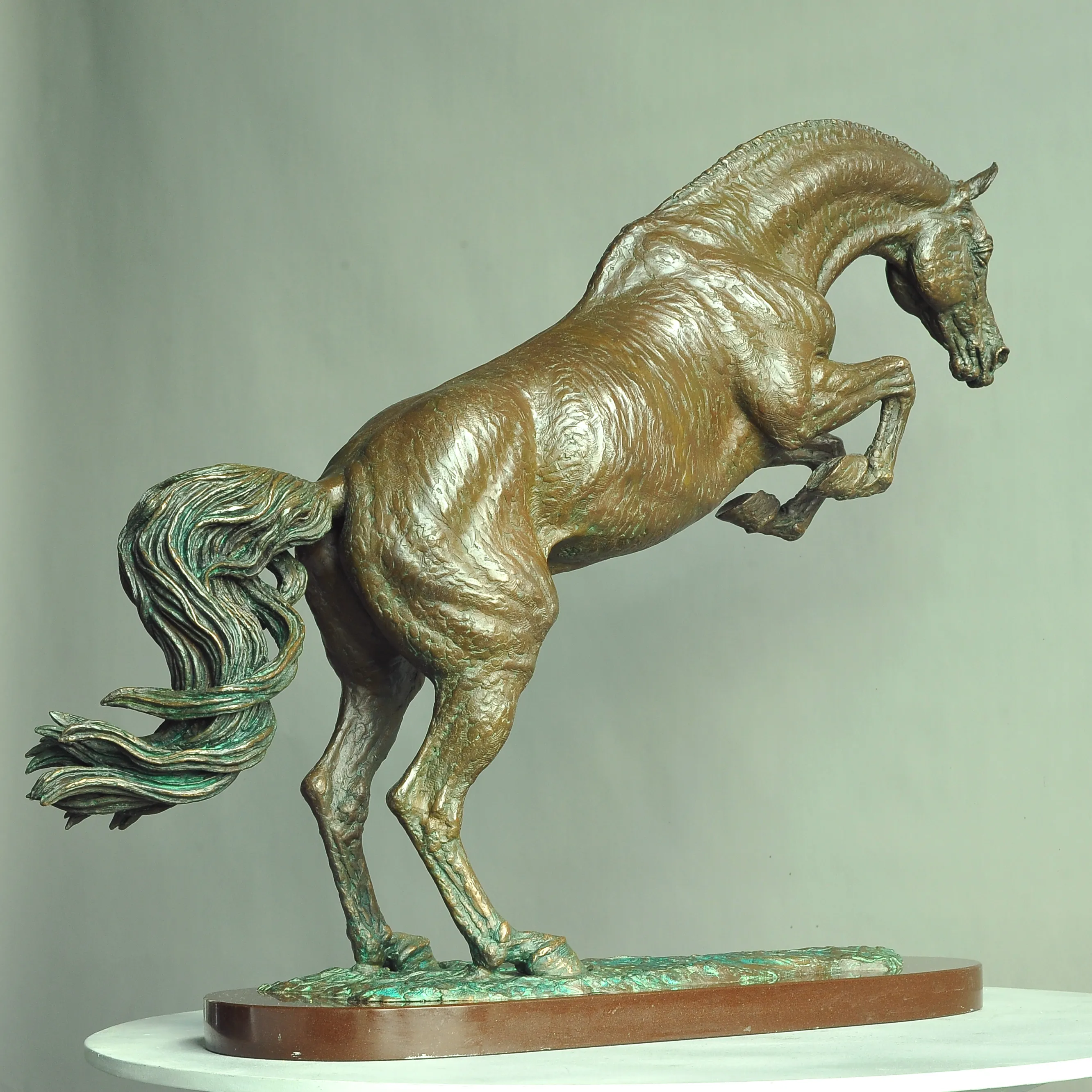 Jump 2, bronze sculpture by Sergey Bondarenko — alternate angle 4
