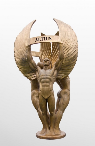 Triumph, bronze monument by Sergey Bondarenko — installed in situ