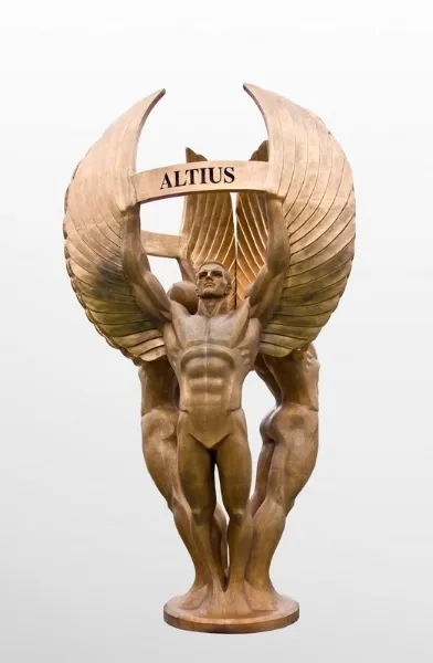 Triumph, bronze monument by Sergey Bondarenko — installed in situ