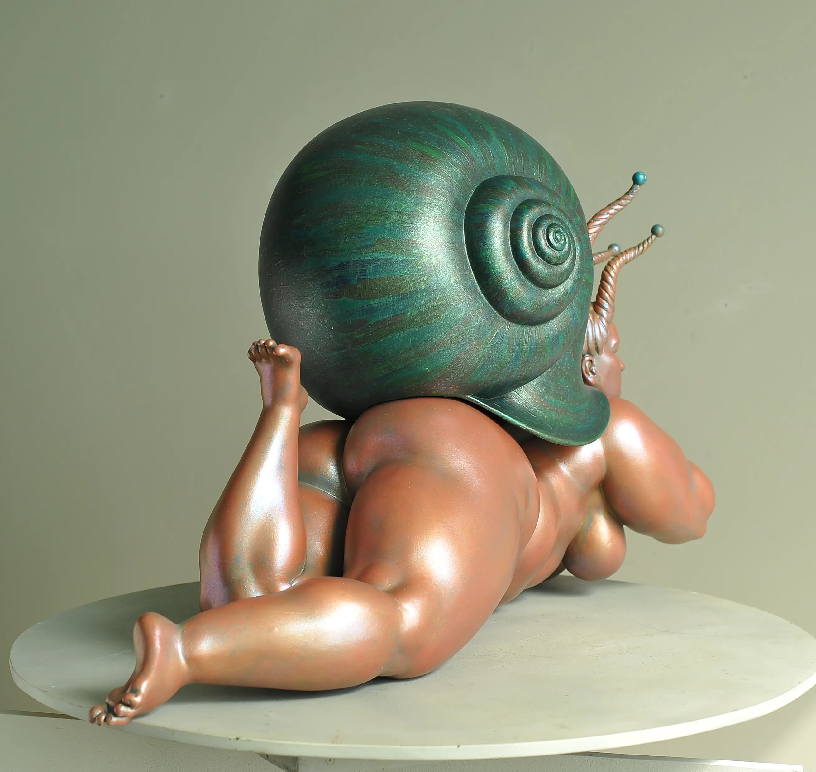 Large Snail, risen sculpture by Sergey Bondarenko — alternate angle 3