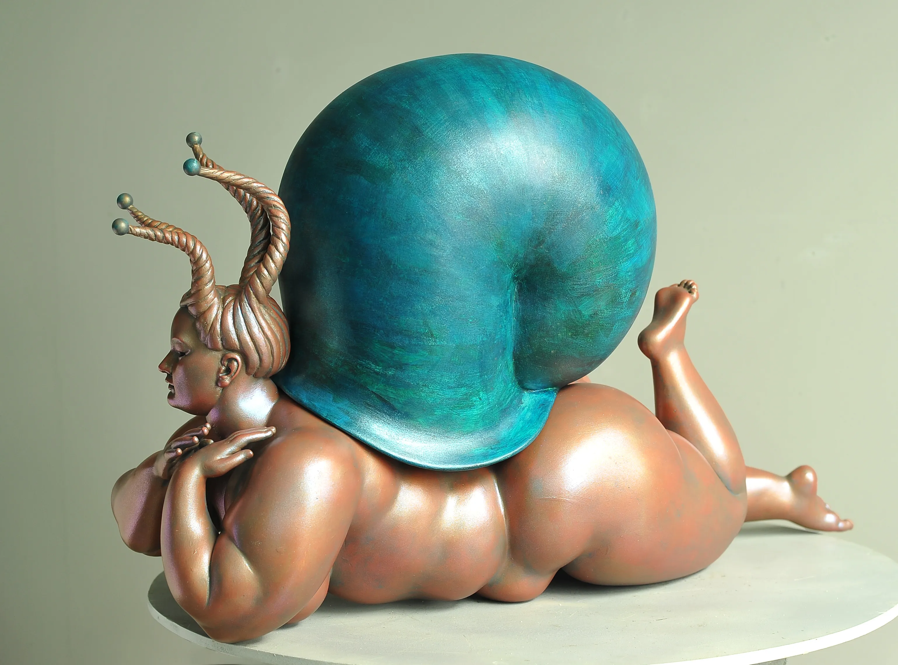 Large Snail, risen sculpture by Sergey Bondarenko — alternate angle 4