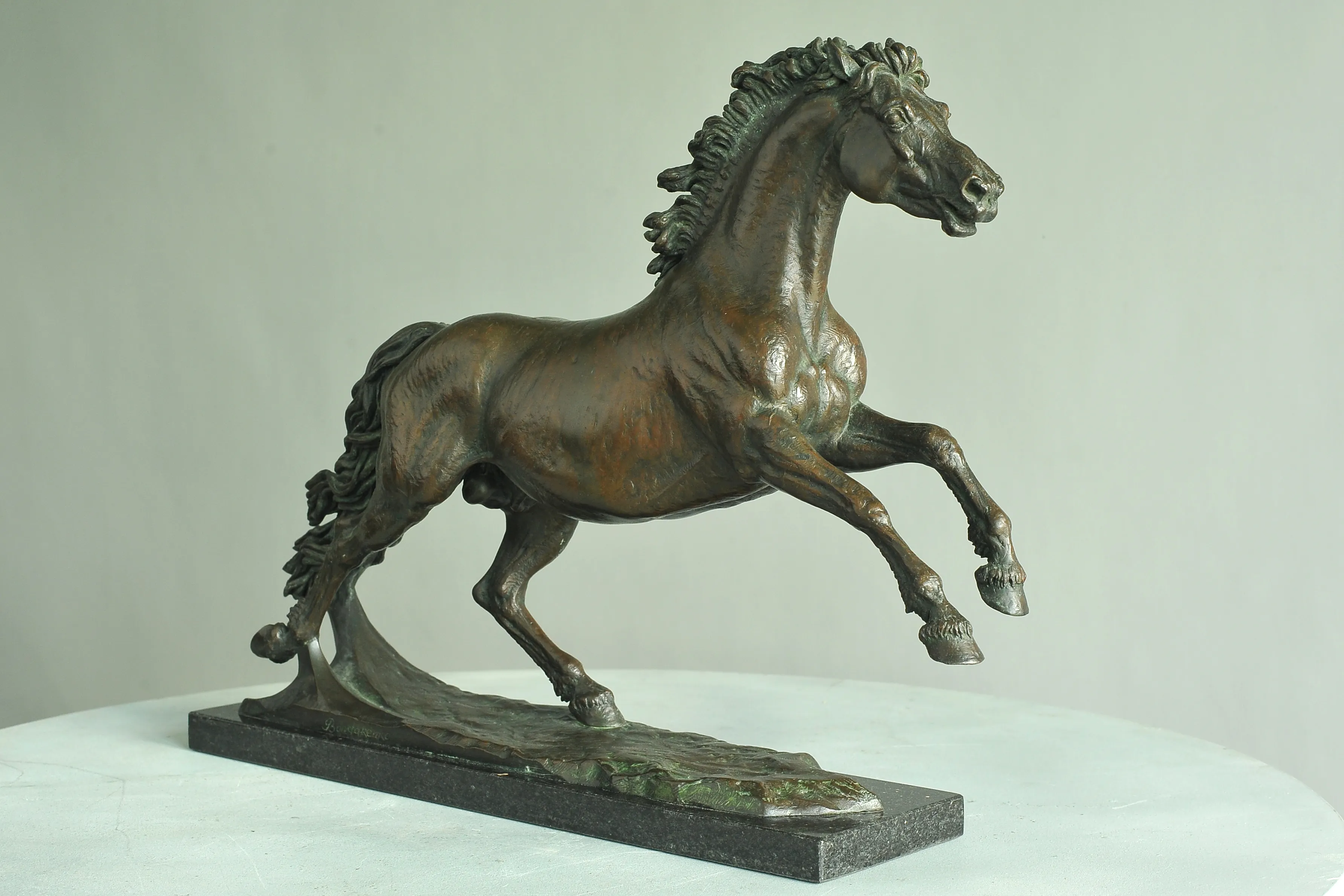 Wind in the mane, bronze sculpture by Sergey Bondarenko — alternate angle 1