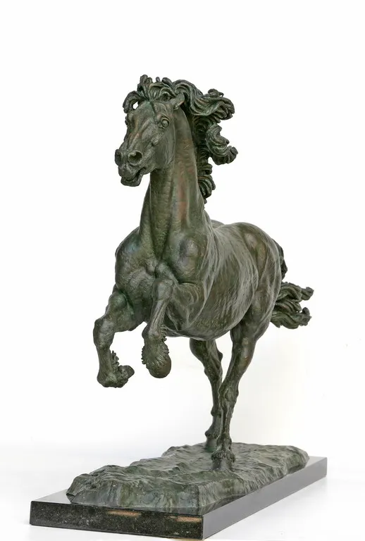 Free, bronze sculpture by Sergey Bondarenko — alternate angle 1