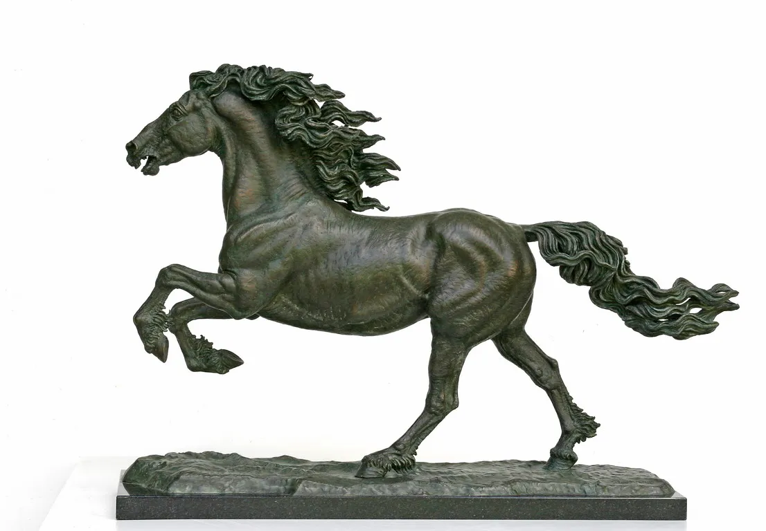 Free, bronze sculpture by Sergey Bondarenko — alternate angle 2