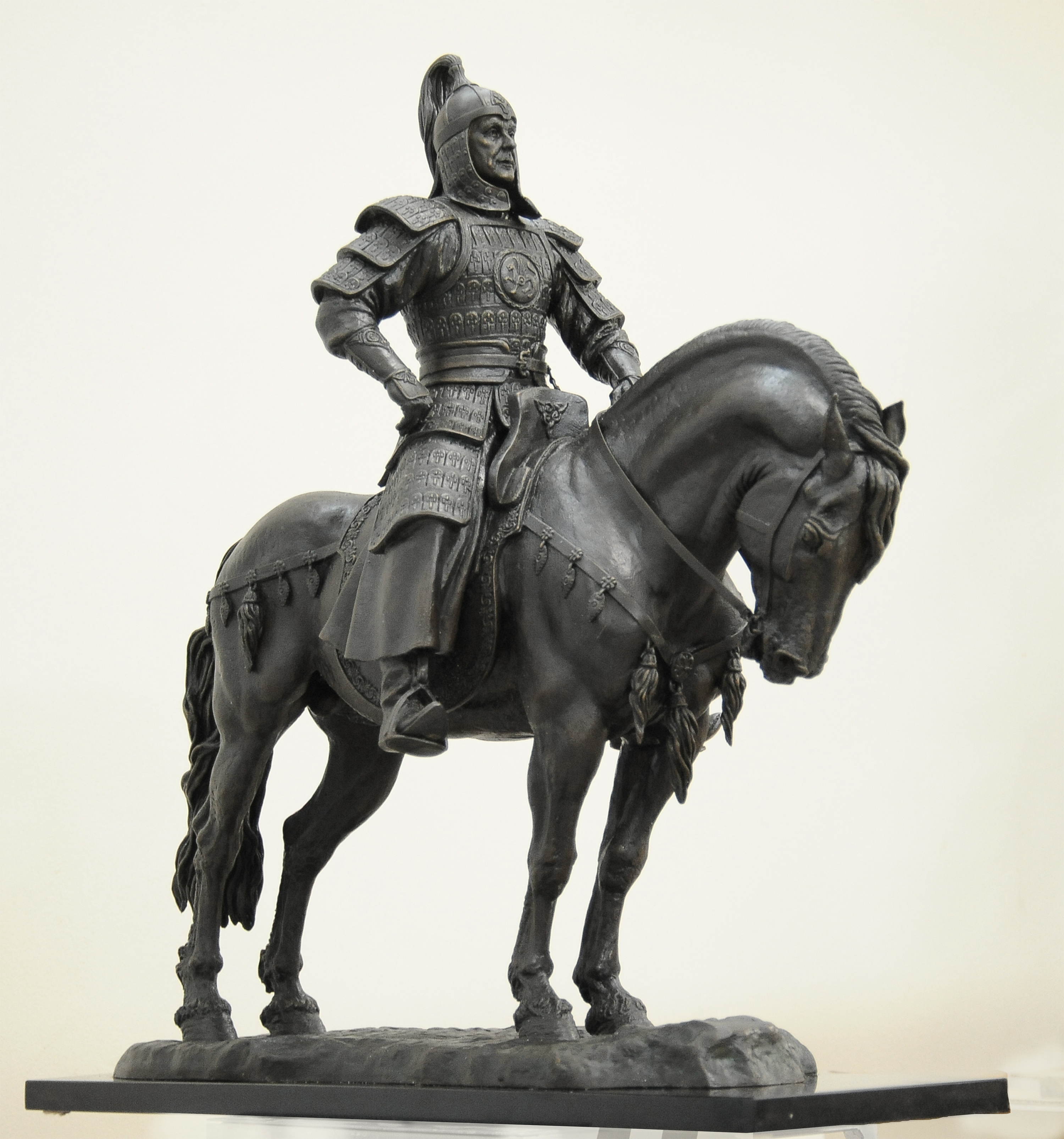 Golden Horde Horseman, bronze sculpture by Sergey Bondarenko — alternate angle 1