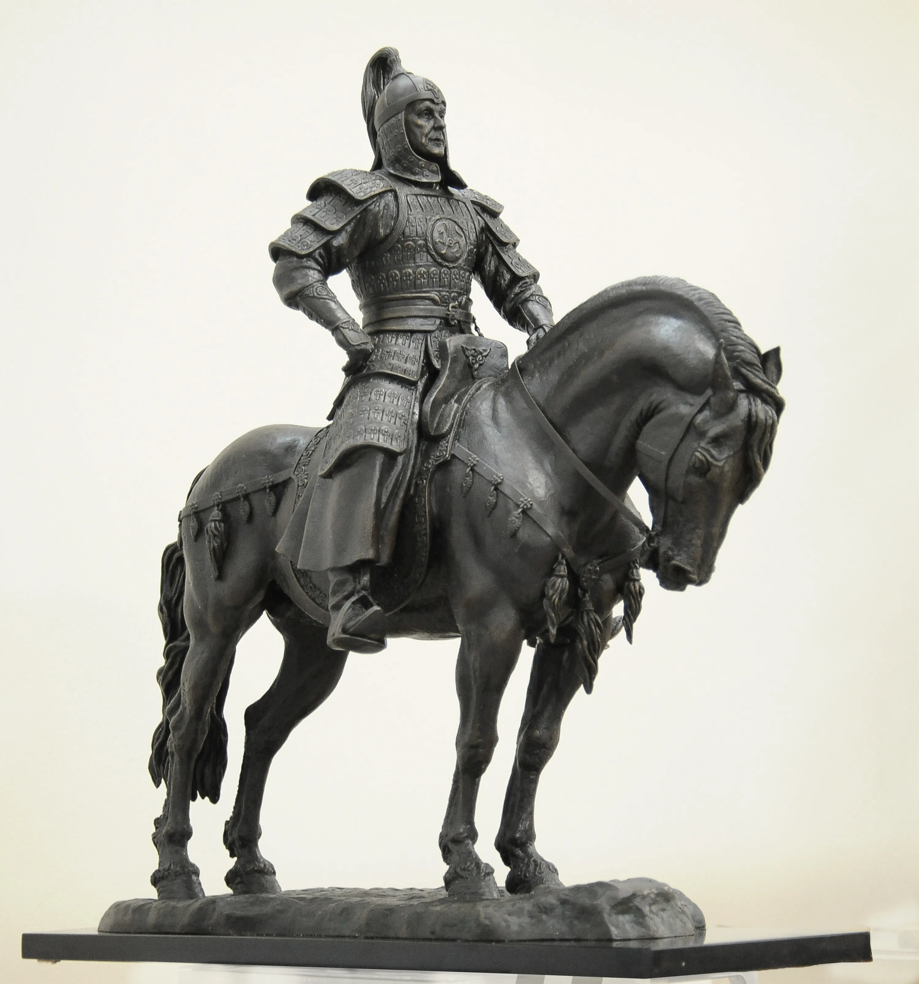 Golden Horde Horseman, bronze sculpture by Sergey Bondarenko — alternate angle 1